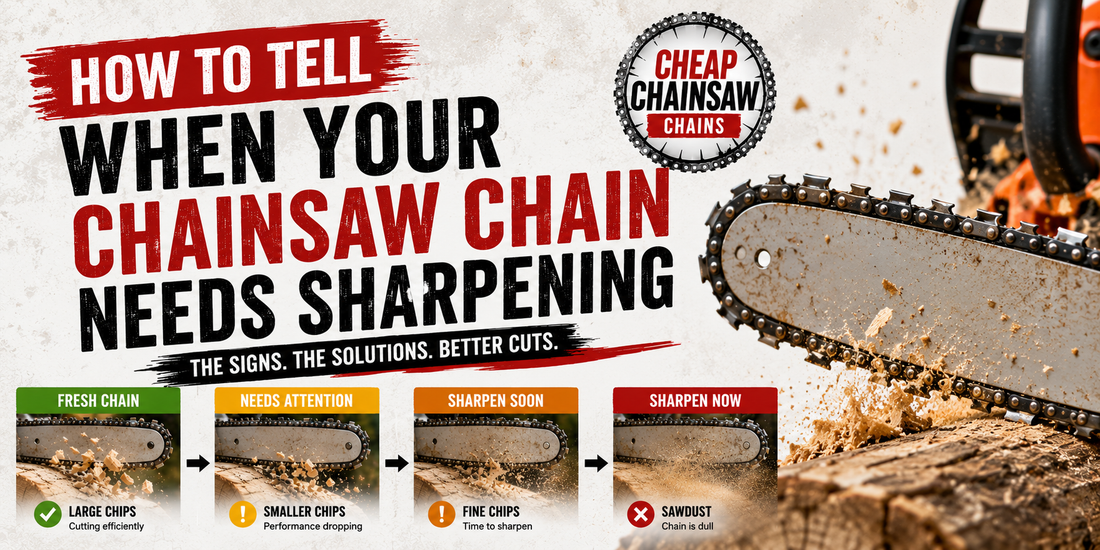 How to Tell When Your Chainsaw Chain Needs Sharpening