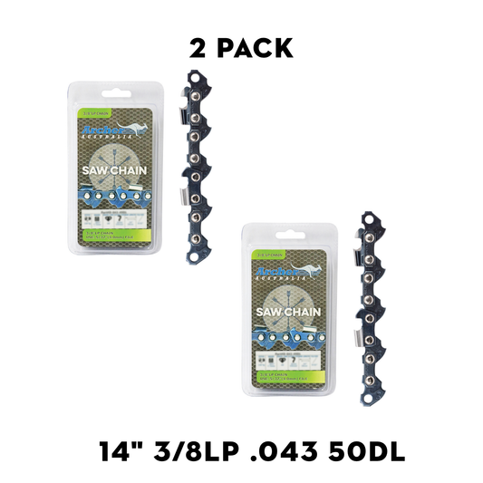 Archer Chain Loop 2 Pack – 3/8" LP, .043", 50DL, Semi Chisel